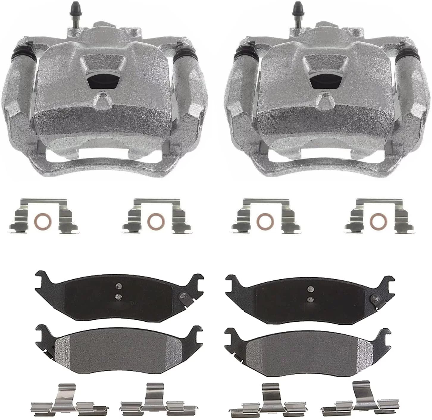 Detroit Axle - Rear Brake Calipers Brakes Brake Pads Replacement for Lexus ES300H Toyota Avalon Fits select: 2012 ,2014 TOYOTA CAMRY SE/XLE