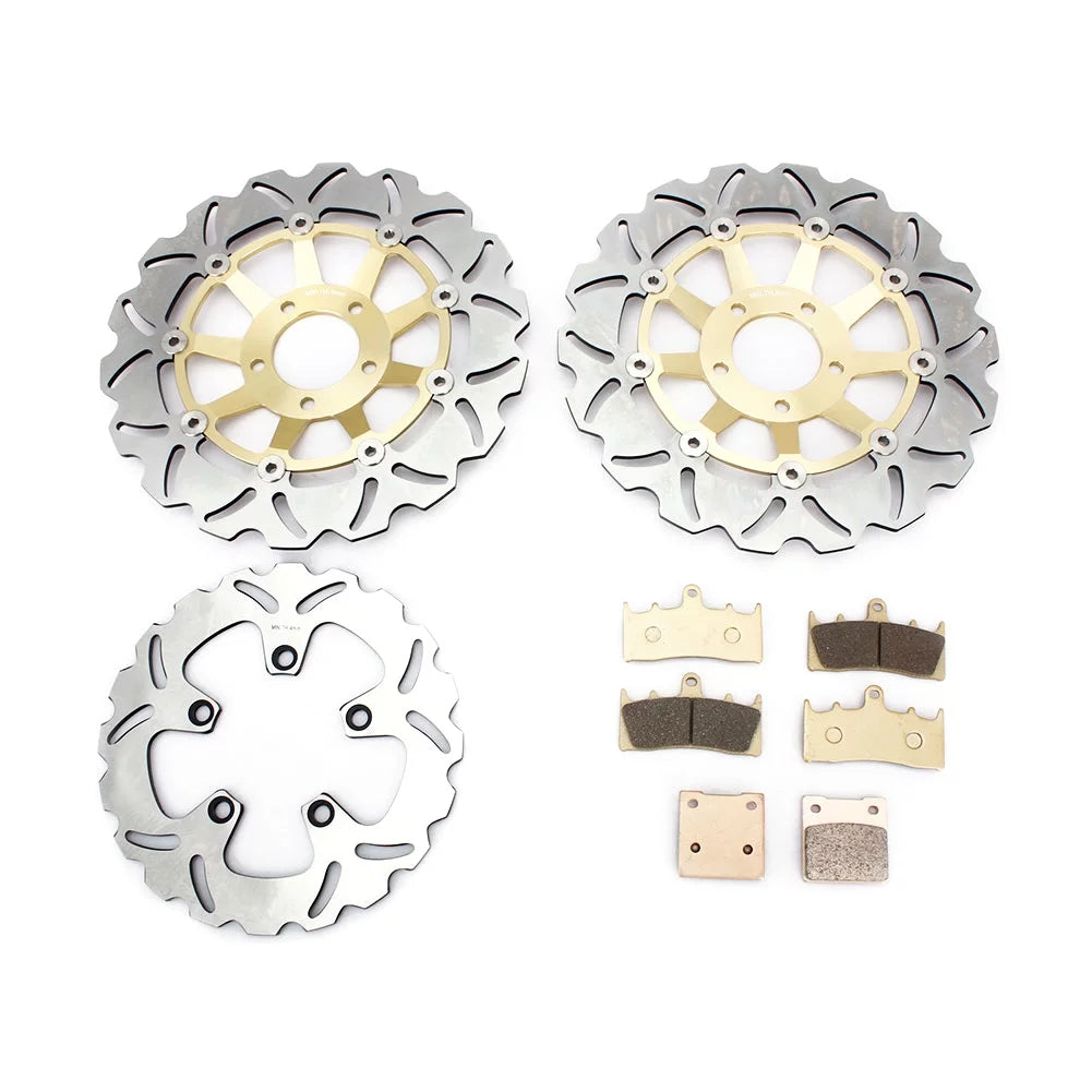 Front Rear Brake Discs Rotors Pads For SUZUKI GSF1200 GSF 1200 S Bandit 2001-2005 2002 2003 2004 Bandit 1200 / S 01-05 02 03 04