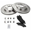 Front Posi Semi Metallic Brake Pads & Rotors Kit For Cadillac Chevy GMC Truck