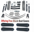 ZoneOffRoad 1984-2001 Fits Jeep Cherokee XJ 4.5 Suspension System With Free Boot Protectors J8N/ZONU3100X4