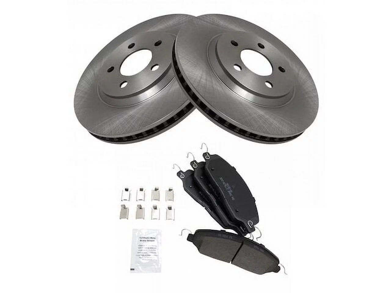 Front Brake Pad and Rotor Kit - Compatible with 2005 - 2014 Ford Mustang 2006 2007 2008 2009 2010 2011 2012 2013