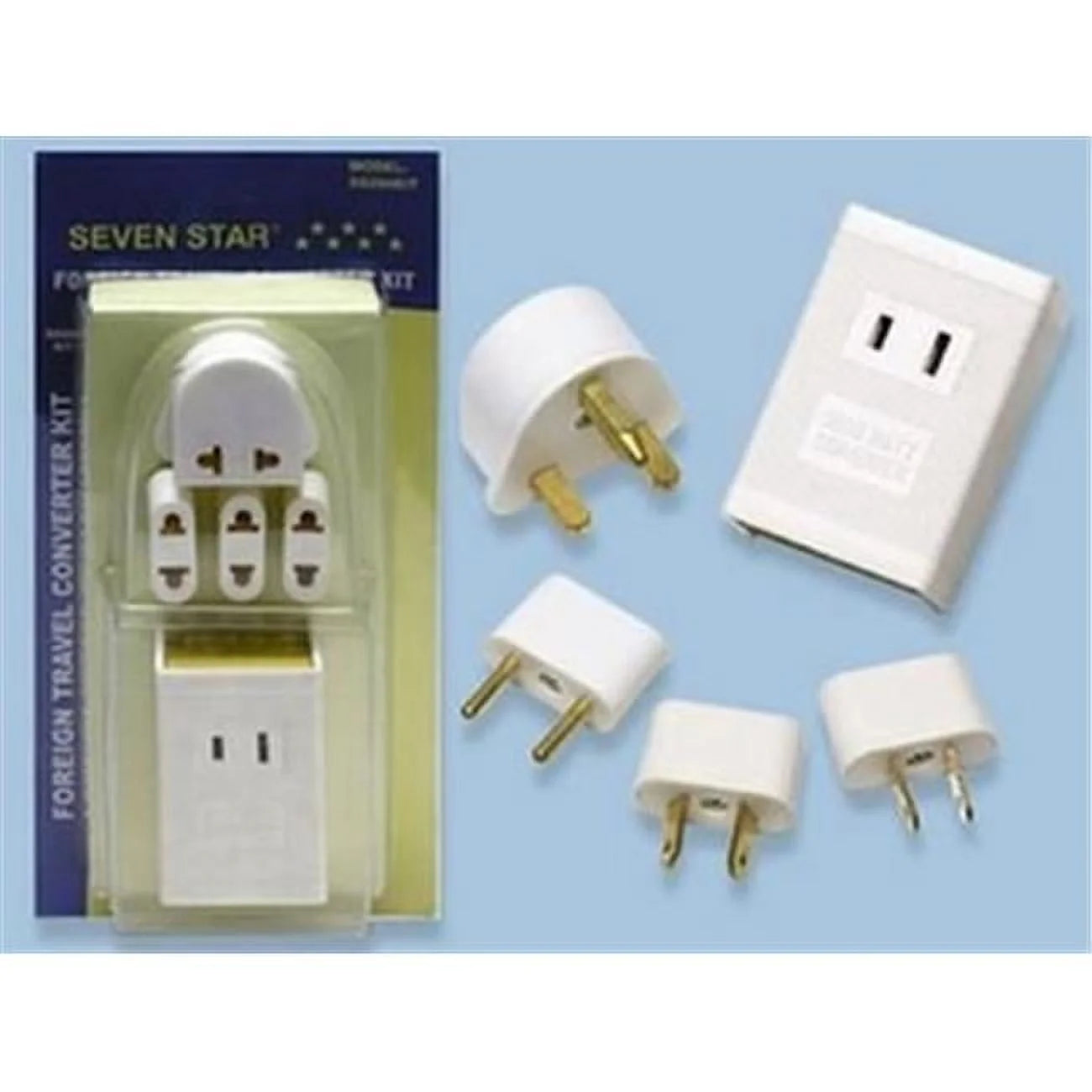 Sevenstar SEVENSTAR-SS204KIT 1600W Travel Voltage Converter & Plug Adaptor Kit
