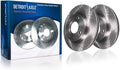 Detroit Axle - Front Brake Rotors for 2007-2012 Nissan Sentra Versa 2009-2014 Cube Disc Brake Rotors 2010 2011 Replacement [11.02 Rotors]