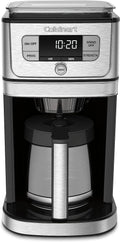 Pre-Owned Cuisinart DGB-800FR Automatic 12 Cup Burr Grind Brew Glass Coffeemaker - Silver (Fair)