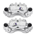 AutoShack Front New Brake Calipers with Bracket Assembly Set of 2 Driver and Passenger Side Replacement for 2014-2016 2017 2018 2019 Ram ProMaster 1500 ProMaster 2500 ProMaster 3500 3.0L 3.6L V6 FWD