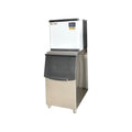 HPDAVV Commercial Ice Maker Machine 350lbs/24H - 110V - 308lbs Ice Storage Capacity