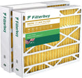Filterbuy 20x21x5 MERV 11 Pleated HVAC AC Furnace Air Filters for Lennox X8790 / PCO14-23 (2-Pack)