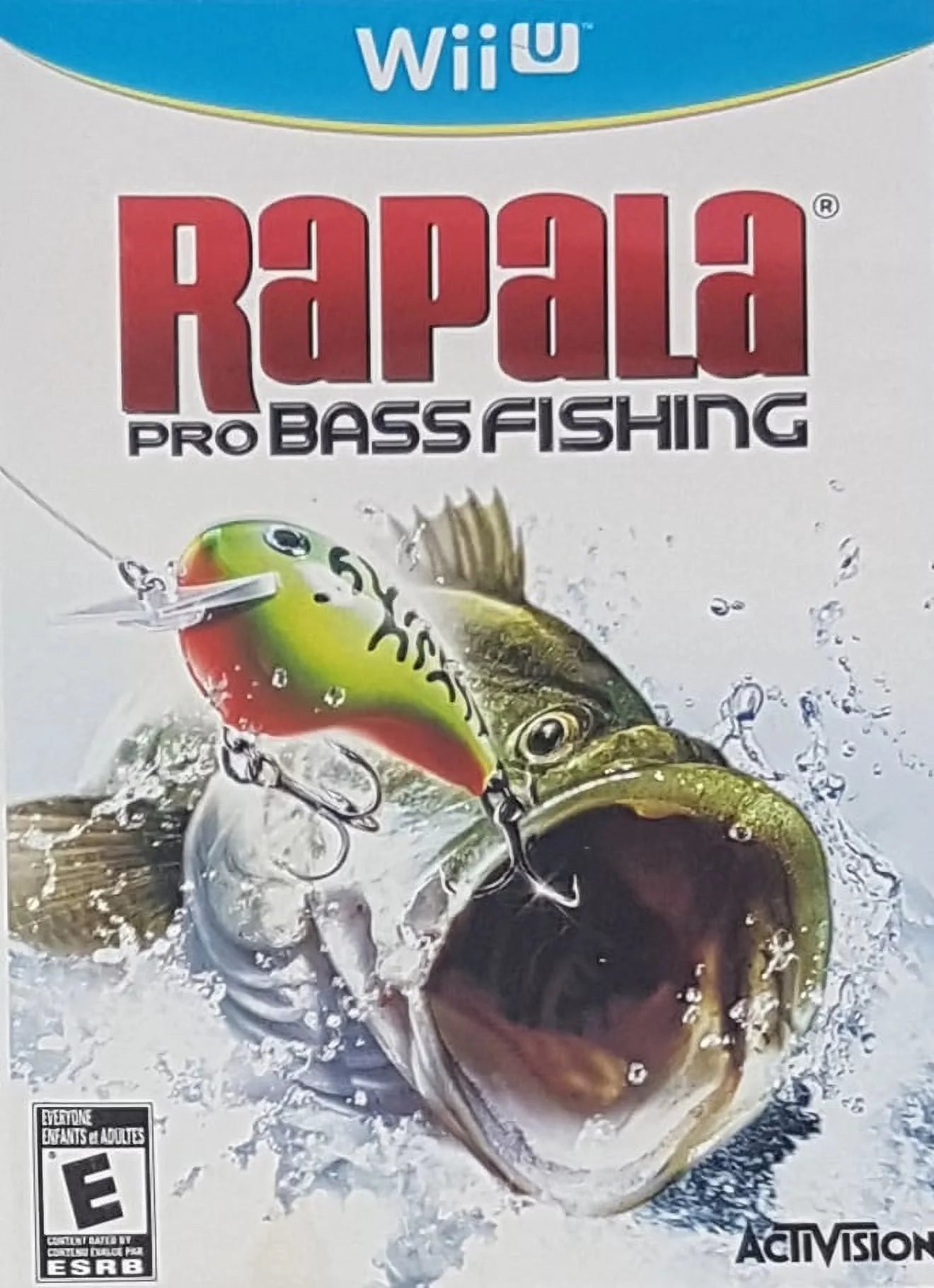 Restored Rapala Pro Bass Fishing (Nintendo Wii U, 2012) Fish Game (Refurbished)