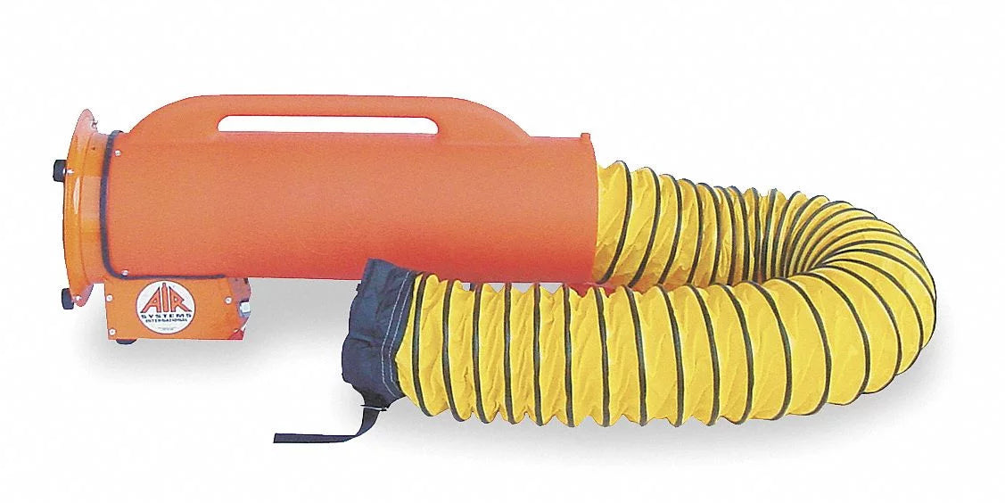 Air Systems Intl Confined Space Fan,Orange/Yellow,17 W  SVF-15ACAN