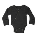 Organic Kimono Bodysuit in Gray