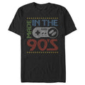 Men's Nintendo SNES Controller Made in the 90's  Graphic Tee Black Small