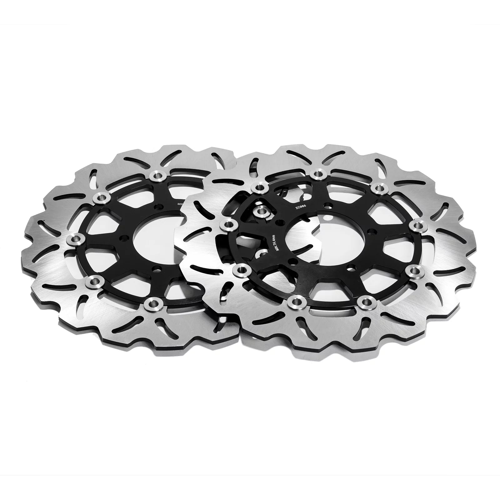 Pair Front Brake Discs Rotors For TRIUMPH Bonneville 1200 T120 2016-2022 Thruxton 1200 2016-2022