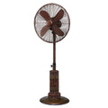 DecoBREEZE Adjustable Height Oscillating Outdoor Pedestal Fan, 18-Inch, Terra
