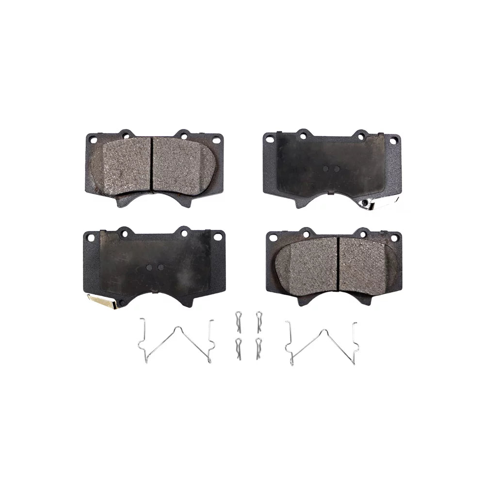 Front Semi-Metallic Disc Brake Pads PPF-D976 For Toyota Tacoma 4Runner Tundra Lexus Sequoia GX460 FJ Cruiser GX470 Mitsubishi Montero