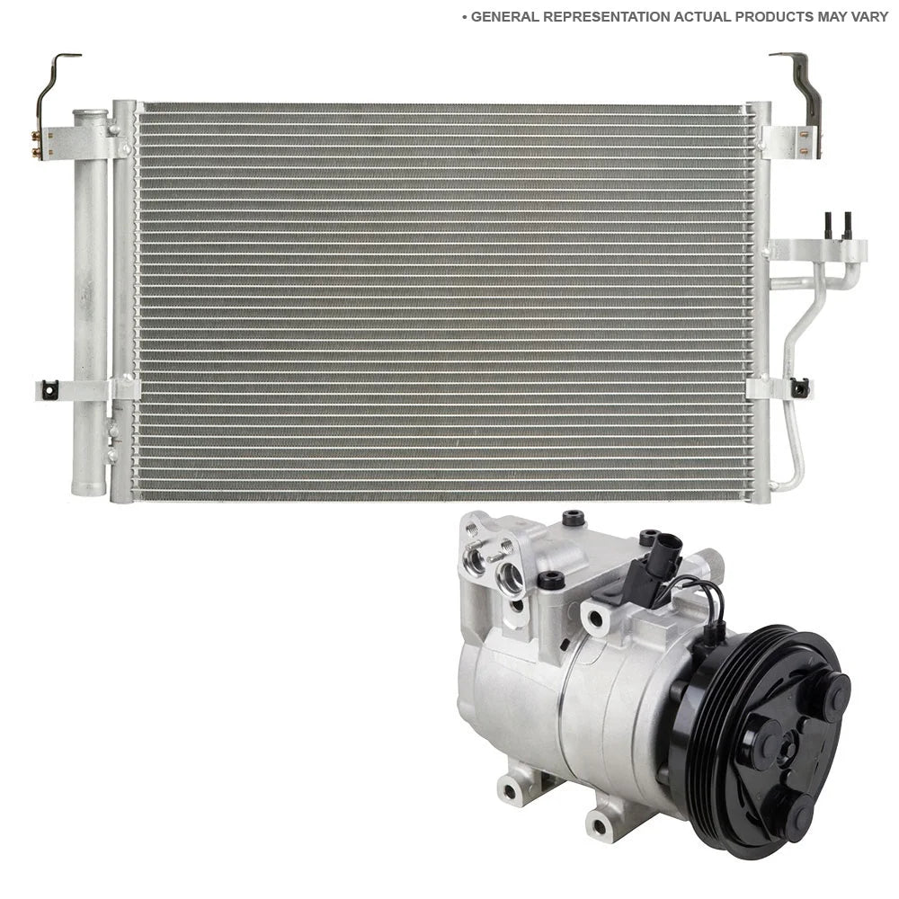 For Ford Focus 2012-2015 OEM AC Compressor w/ A/C Condenser & Drier - Buyautoparts