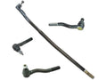Front Inner and Outer Tie Rod End and Drag Link Kit 4 Piece Set - Compatible with 2007 - 2017 Jeep Wrangler 2008 2009 2010 2011 2012 2013 2014 2015 2016