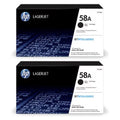 HP 37X High-Yield Black Toner Cartridges, Pack Of 2, CF237X