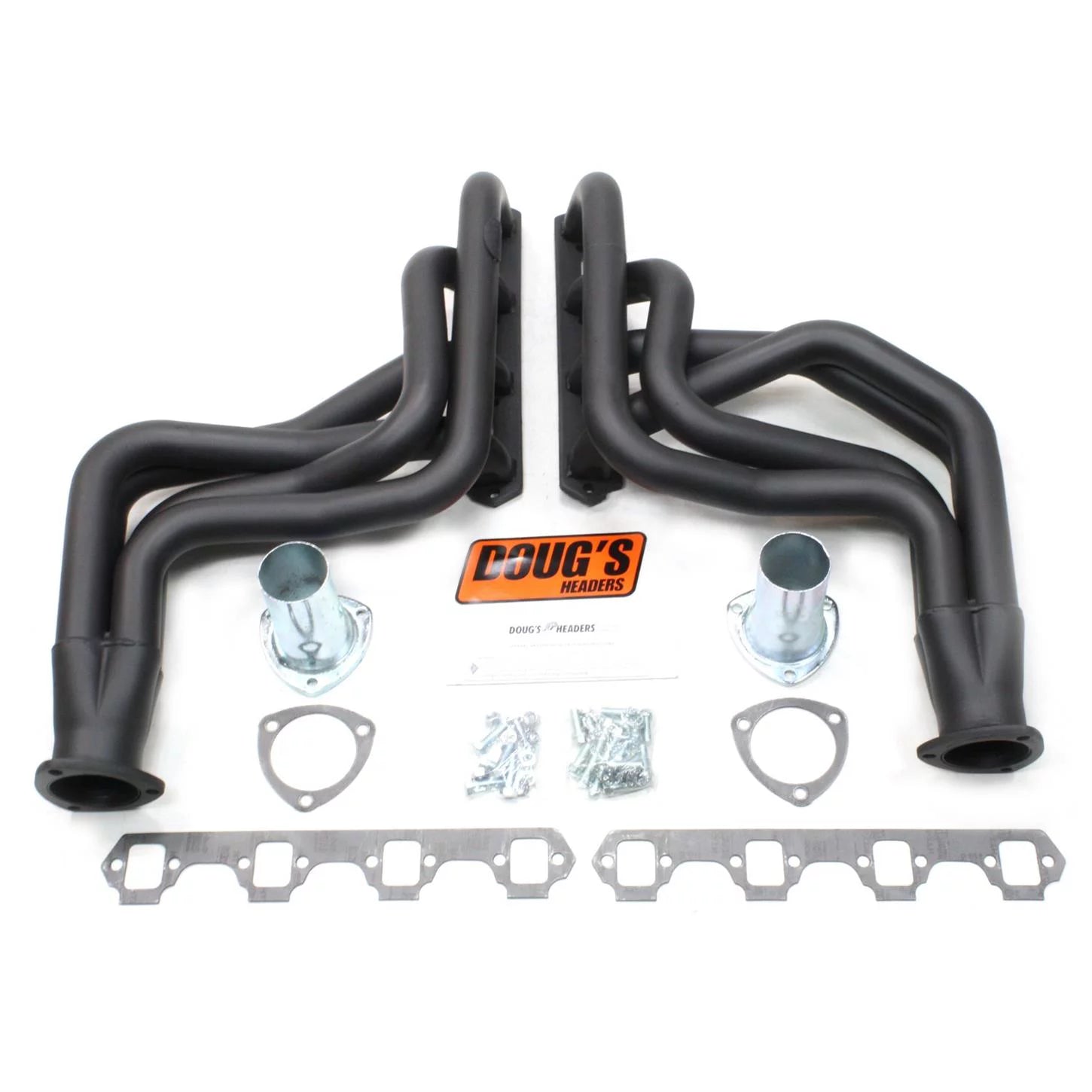 Doug's Headers D623-B Full Length Header, 1-3/4 In, 60-68 Ford, Blk Fits select: 1966-1973 FORD MUSTANG, 1967-1973 MERCURY COUGAR