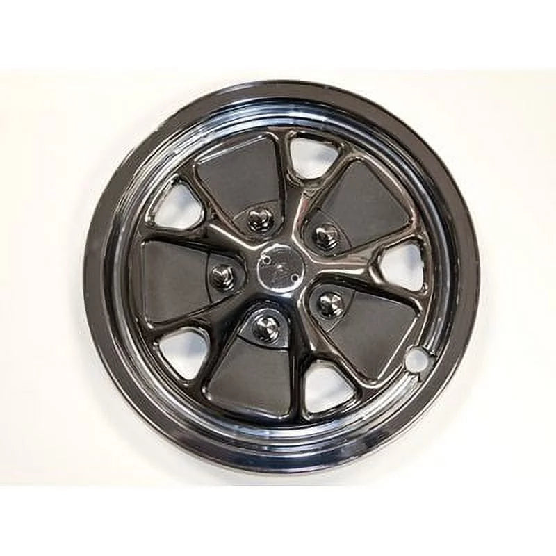 Scott Drake C5ZZ-1007-HC Styled Steel Plastic Hub Caps 14 Diameter