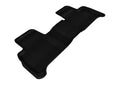 3D MAXpider KAGU Floor Mat (BLACK) compatible with MERCEDES-BENZ GLE SUV/COUPE/GLS SUV/ML/GL 2012-2019 - Second Row