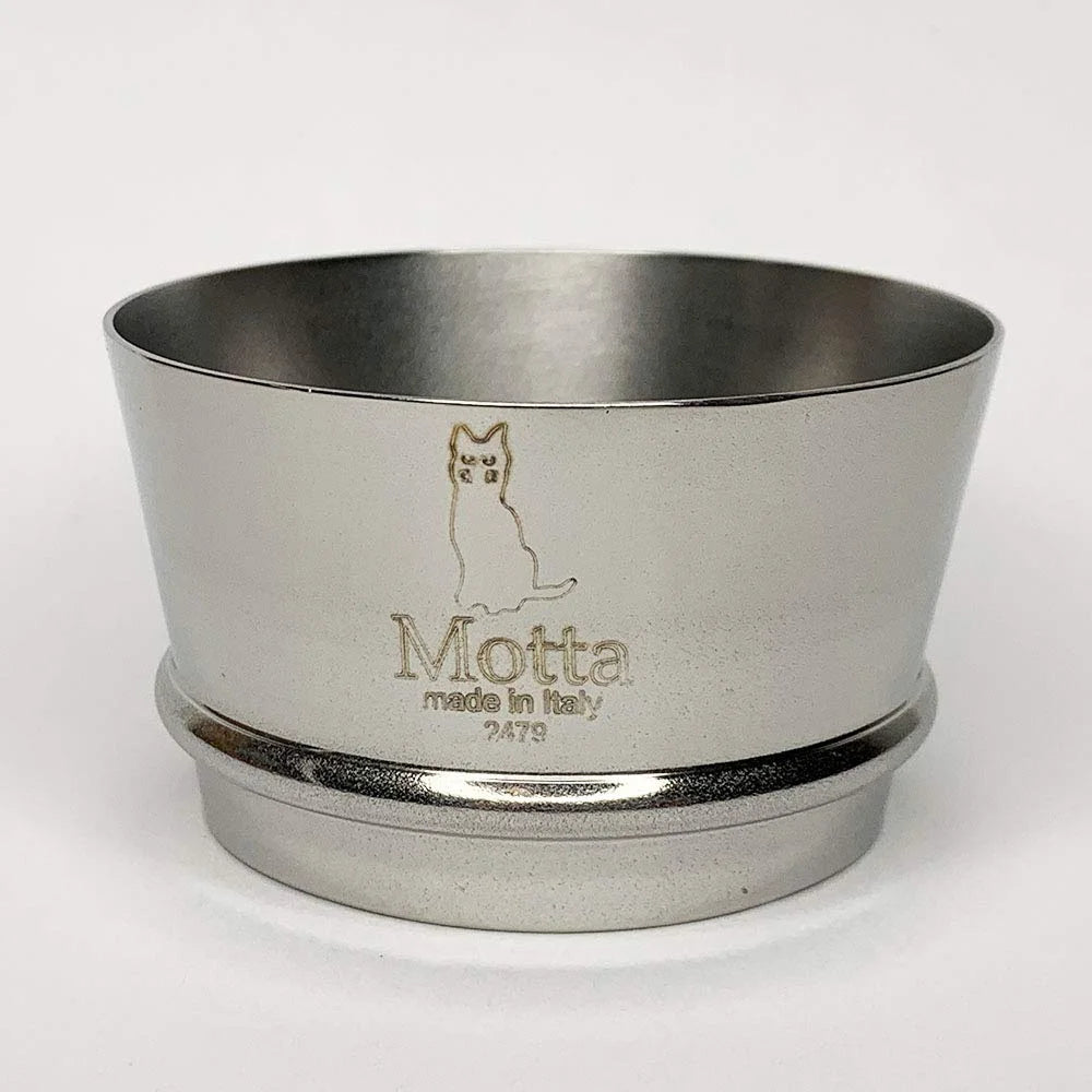 58Mm Motta Espresso Funnel. Coffee Dosing Ring. 40Mm Height. Made In Italy.