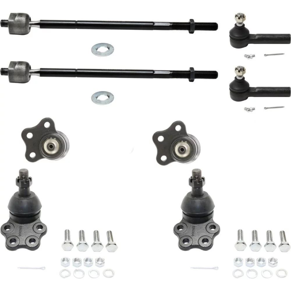 Tie Rod End Kit For Dodge 97-99 Dakota 99 Durango Front Left and Right RWD 8Pc