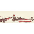 Atlantis Models AANH1120 1 by 32 Scale Snap Tom McEwen Rail Dragster Plastic Model Kit
