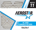Aerostar 18x24x1 MERV  11,  Air Filter, 18x24x1, Box of 4