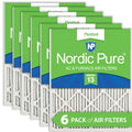 18x24x1 (17_1/2x23_1/2) Pleated MERV 13 Air Filters 6 Pack