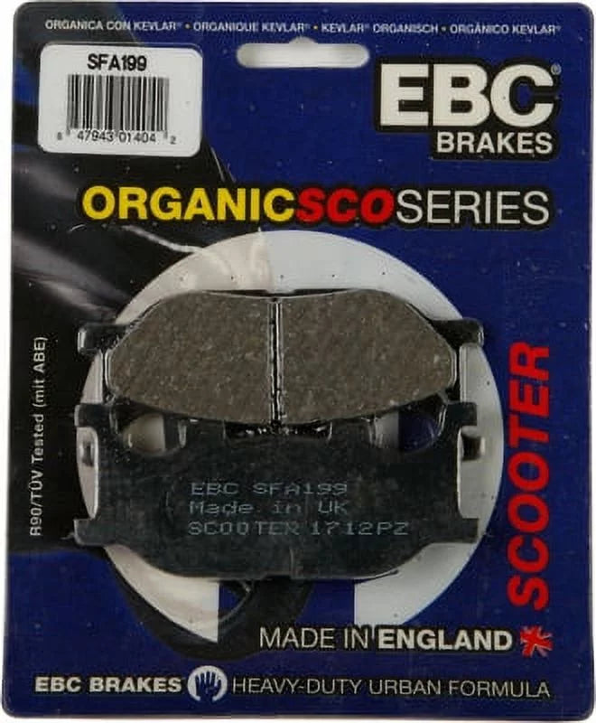 Ebc Std Scooter Disc Pads (Sfa199) SFA199