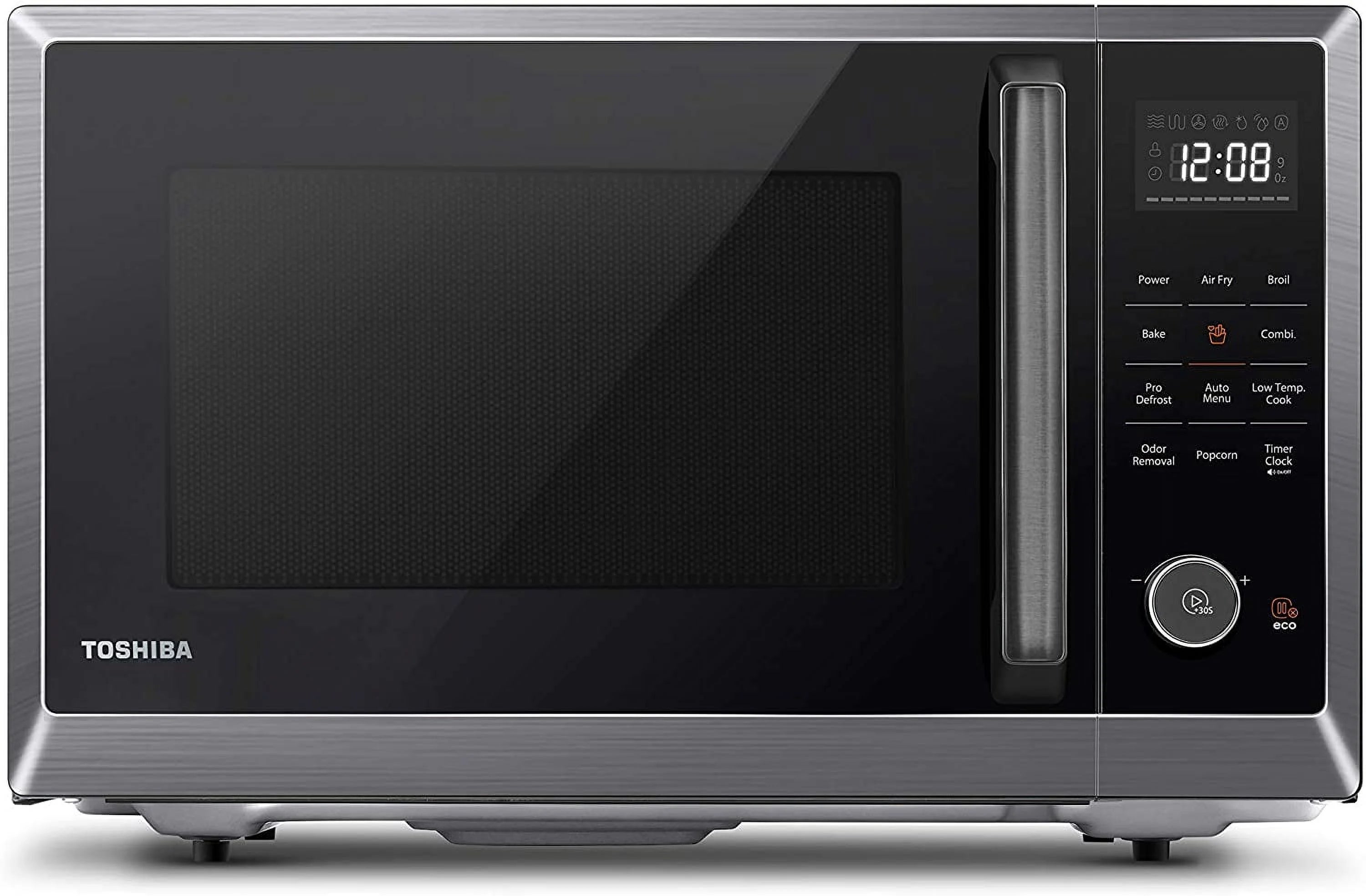 YINCHEN Air Fryer Combo 8-in-1 Countertop Microwave Oven, Convection, Broil, Odor removal, Mute Function, 12.4 Position Memory Turntable with 1.0 Cu.ft, Black stainless steel, ML2-EC10SA(BS)