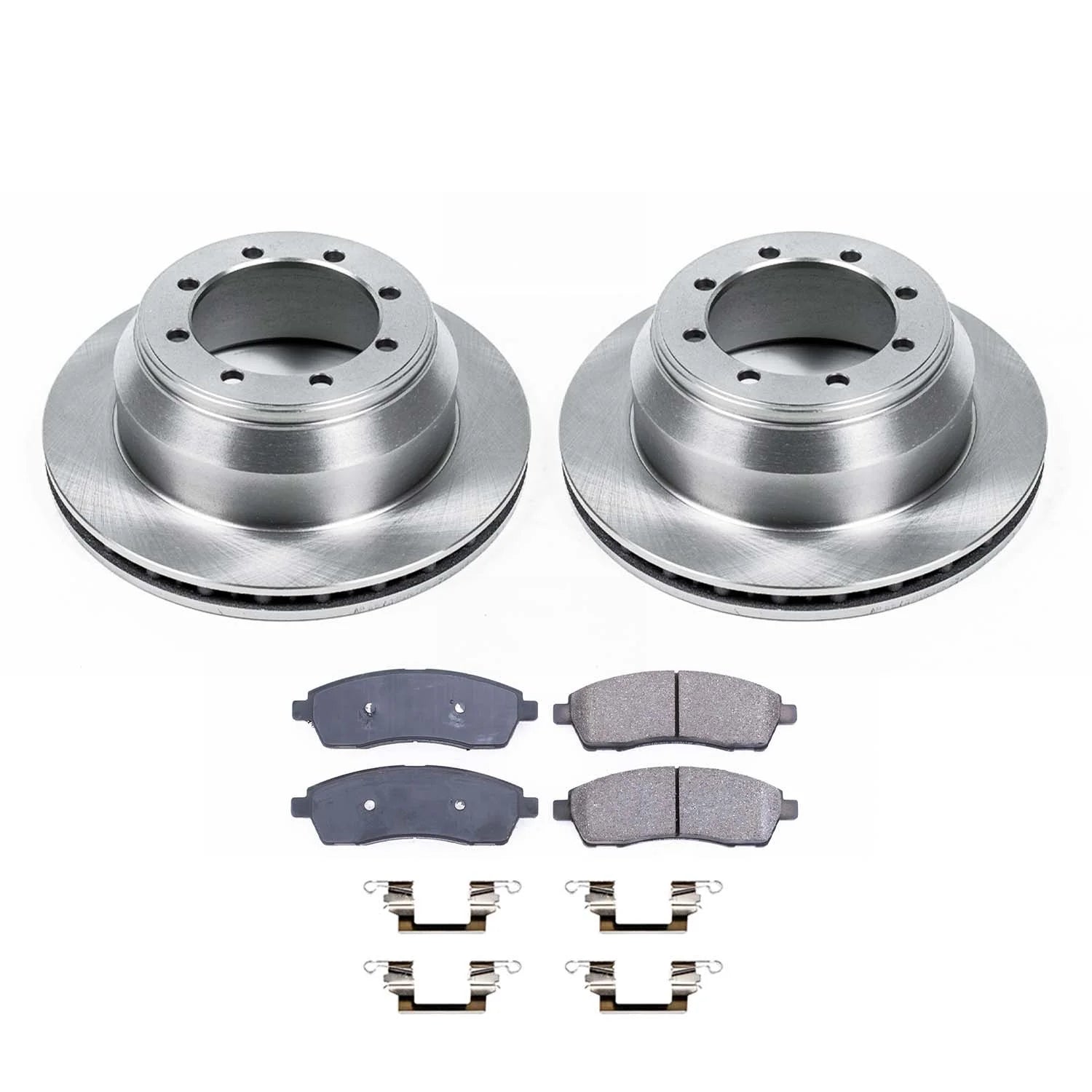 Ultimate Brakes Rear Semi-Metallic Brake Pad and Rotor Kit with Hardware WM80668