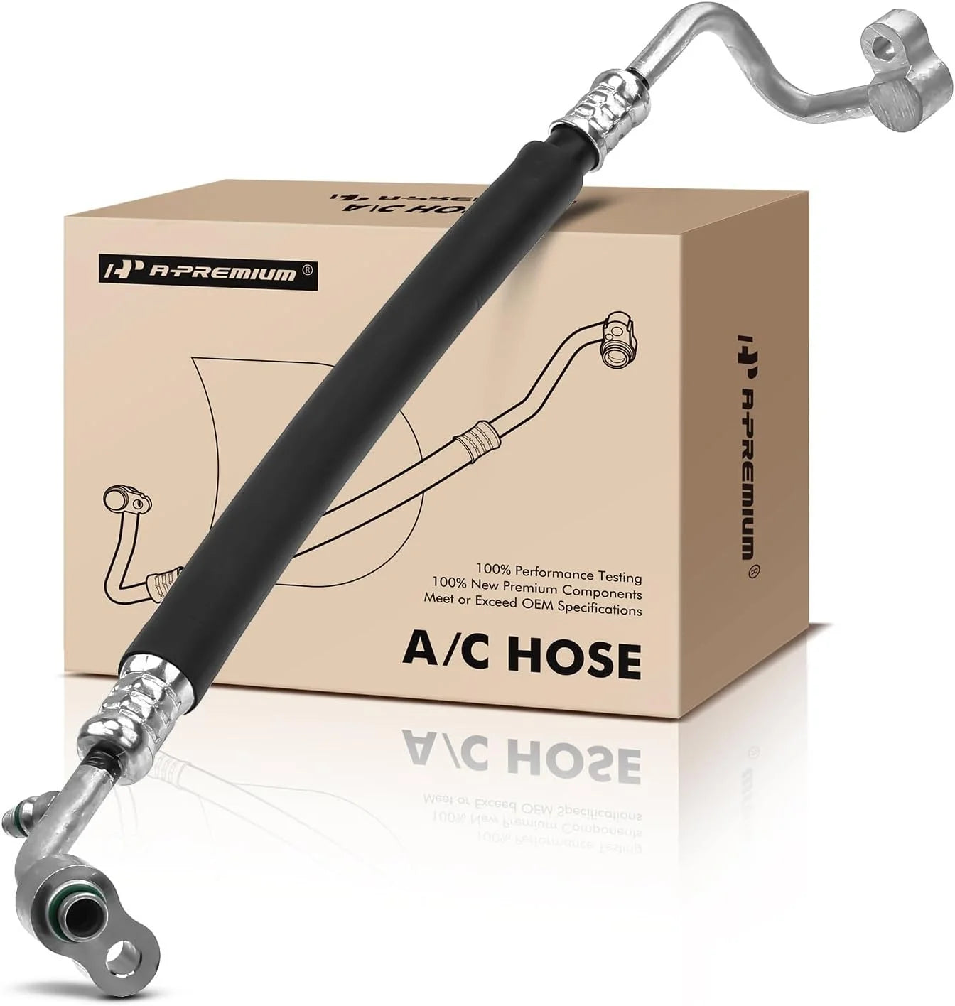 A-Premium A/C Discharge Hose Compatible with Honda Civic 1992-1994 Civic del Sol 1993 L4 1.5L 1.6L SOHC Petrol