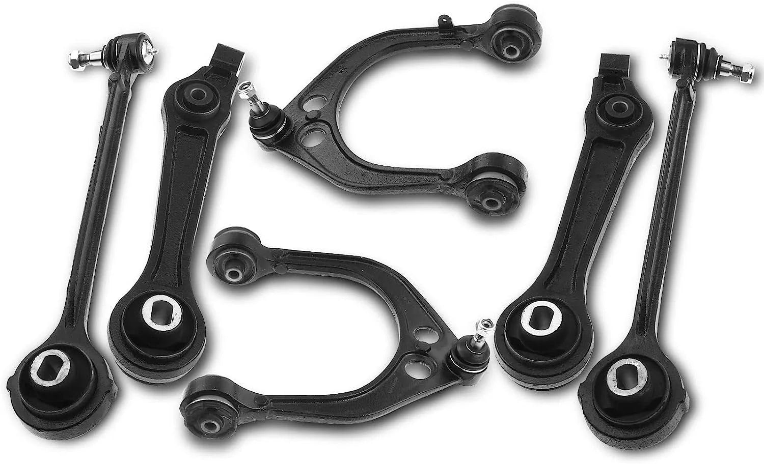 A-Premium 6Pcs Front Upper Lower Control Arm and Ball Joint Assembly Compatible with Dodge Charger 2006-2010 Challenger 2008-2010 Magnum Chrysler 300