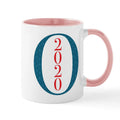 CafePress - O 2020 Mugs - 11 oz Ceramic Mug - Novelty Coffee Tea Cup