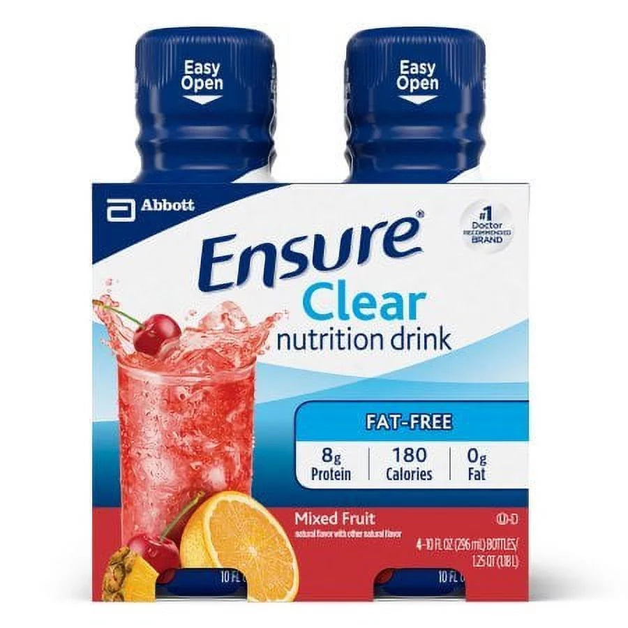 Ensure Clear Nutrition Drink Mixed Fruit 10fl ozx4 CT, pack of 1