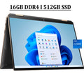 HP Spectre X360 13 2-in-1 Business Laptop 13.5 3K2K OLED Touchscreen 11th Gen Intel Quad-Core i7-1195G7 Processor 16GB DDR4 512GB SSD Backlit Fingerprint Reader B&O Audio Thunderbolt Pen Win11 Black
