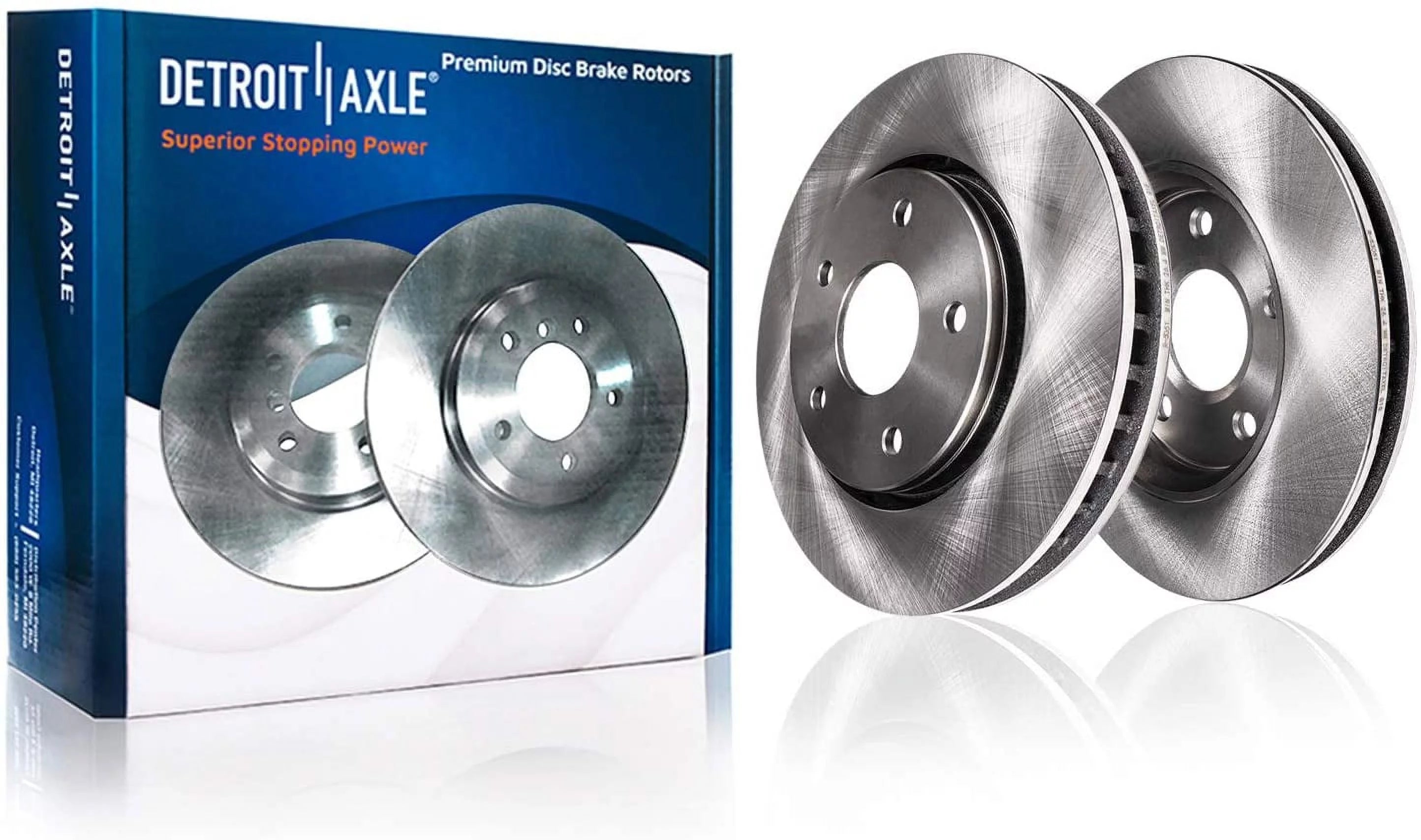 Detroit Axle - Front Brake Kit for Chevrolet Venture Intrigue Silhouette Pontiac Montana Bonneville Grand Prix Buick Century Lesabre Regal Replacement Disc Brake Rotors: 10.94 Rotor