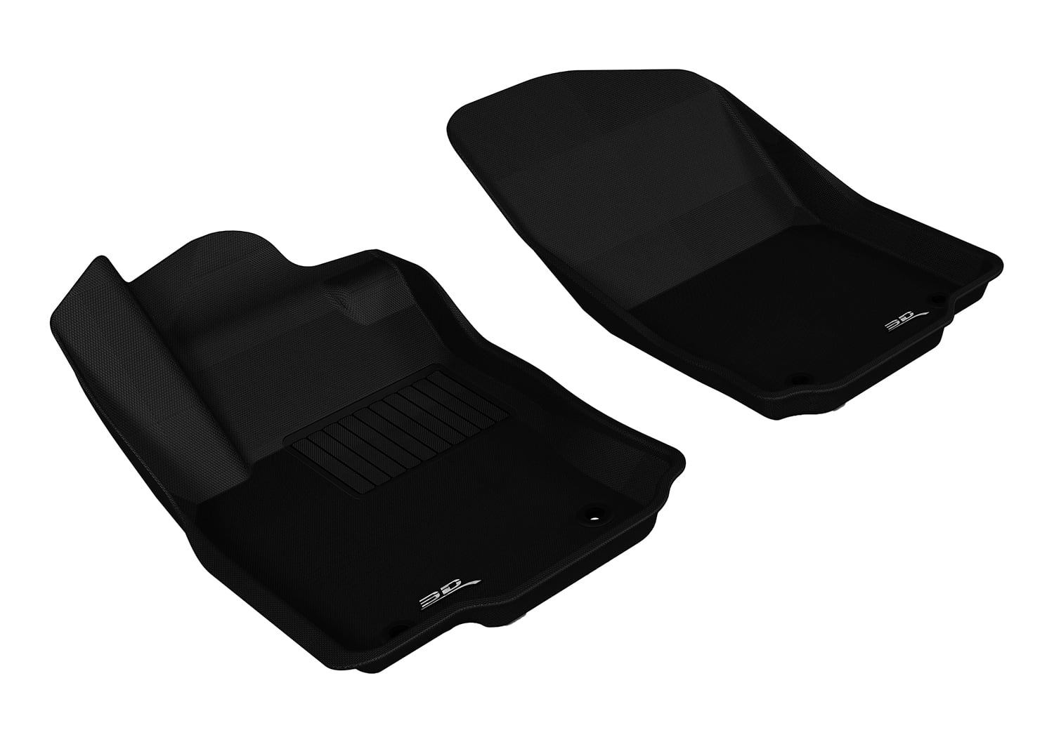 3D MAXpider KAGU Floor Mat (BLACK) compatible with MERCEDES-BENZ GL-CLASS/ML-CLASS 2013-2016 - Front Row