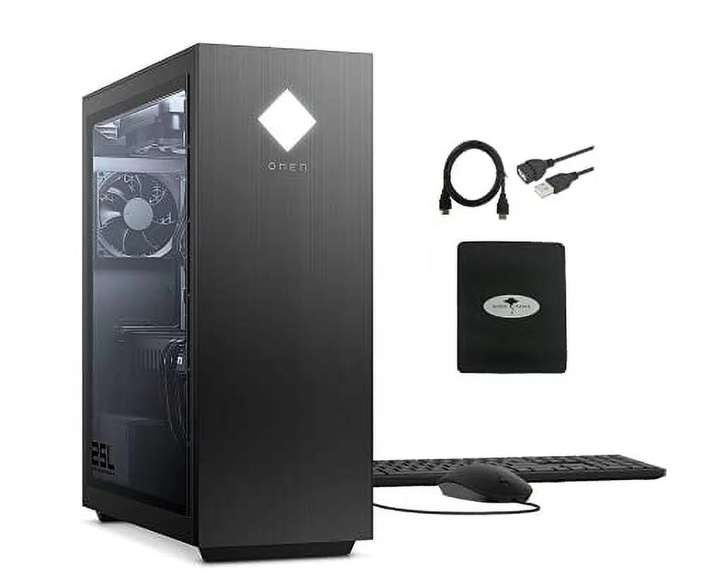 HP Omen 25L Gaming Desktop, AMD Ryzen 5 3500, NVIDIA GeForce RTX 3070 8GB, 32GB DDR4 RAM, 1TB HDD + 512GB PCIe SSD, Windows 10