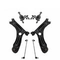 Suspension Kit Front Control Arms Ball Joints Sway Bar Links Kit 6pc For Jetta