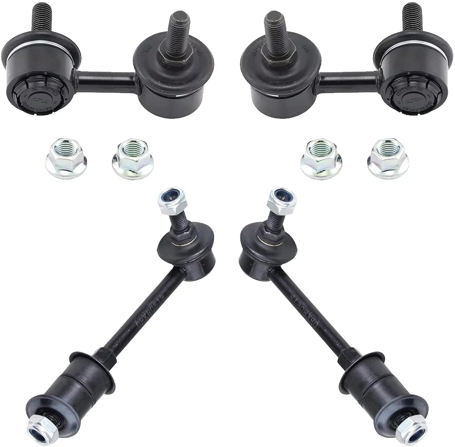Detroit Axle - Front & Rear Stabilizer Sway Bar Links Replacement for 2000 2001 2002 2003 2004 2005 Hyundai Accent