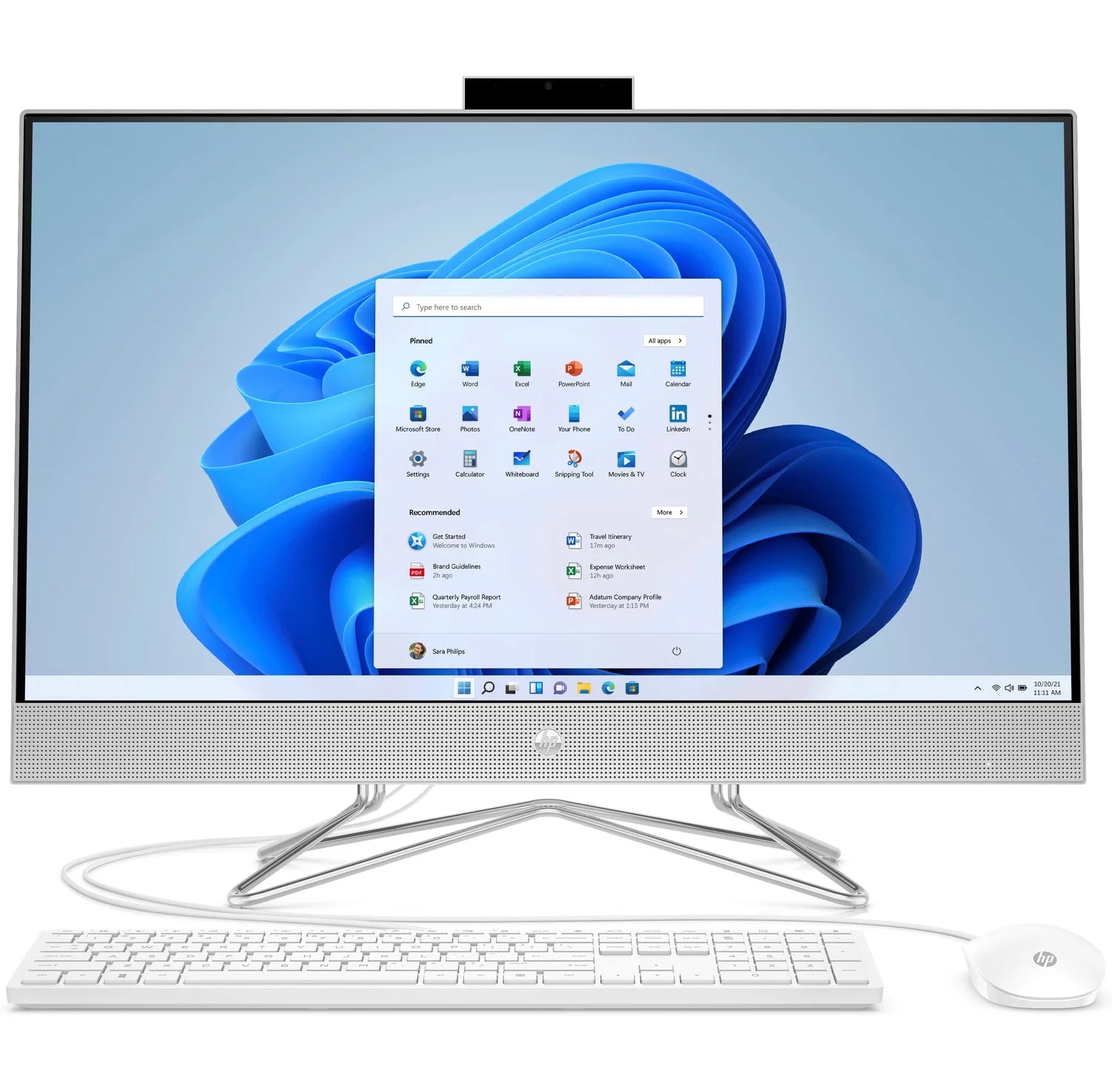 HP Essential All-in-One Computer 27 FHD 10th gen Intel Core i7, 16 GB; 1 TB HDD