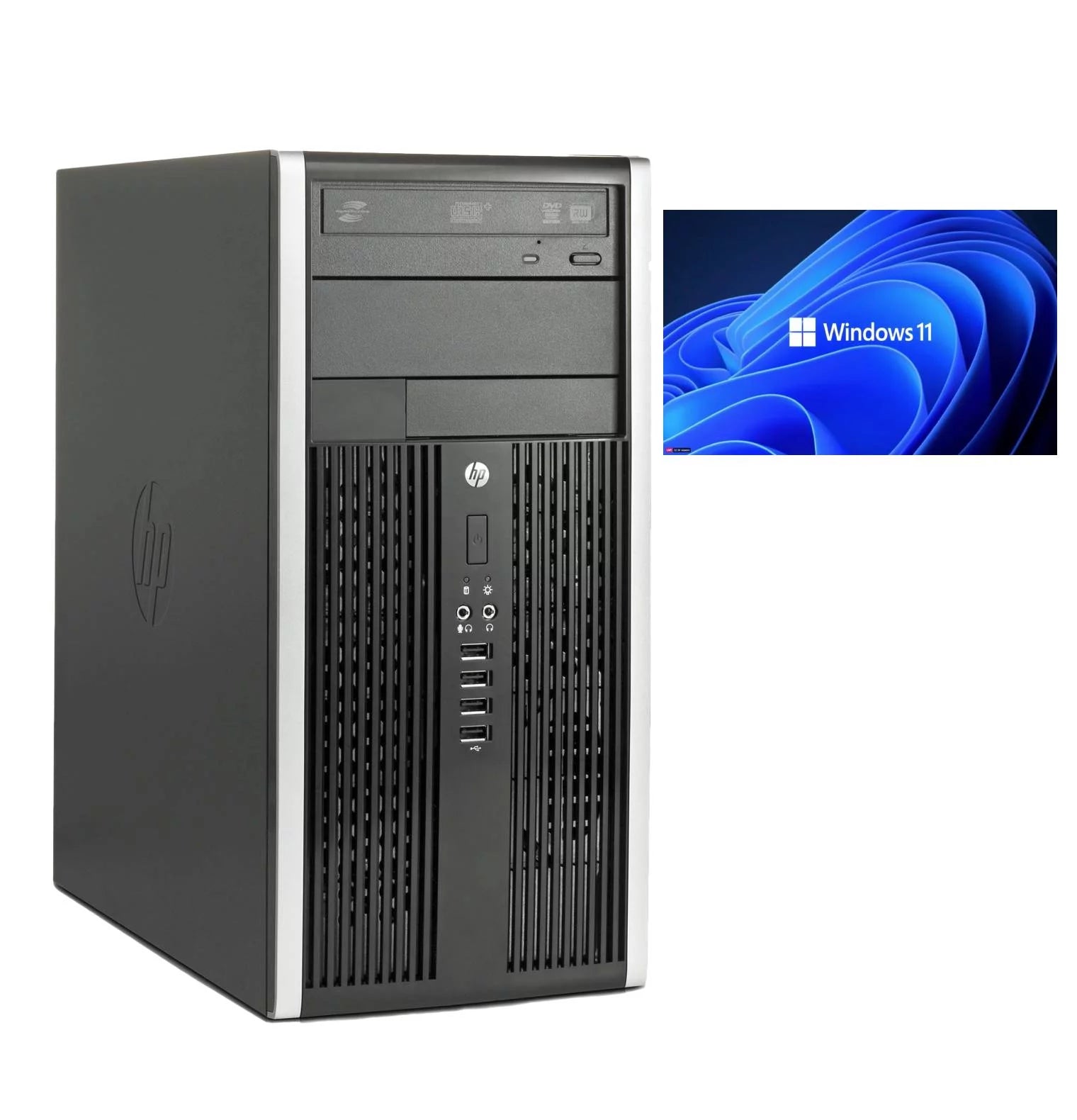 HP 8300-Tower Desktop PC with Intel Core i5 Processor, 8GB Memory, 500GB Hard Drive Wifi and Windows 11 Pro (Monitor Not Included)-Used Like New