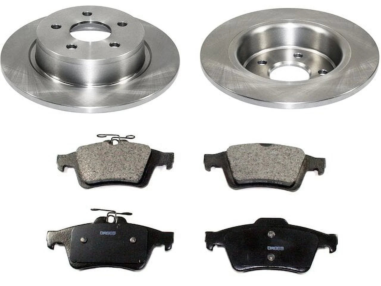 Rear Brake Pad and Rotor Kit - Compatible with 2013 - 2016 Ford Escape 2014 2015