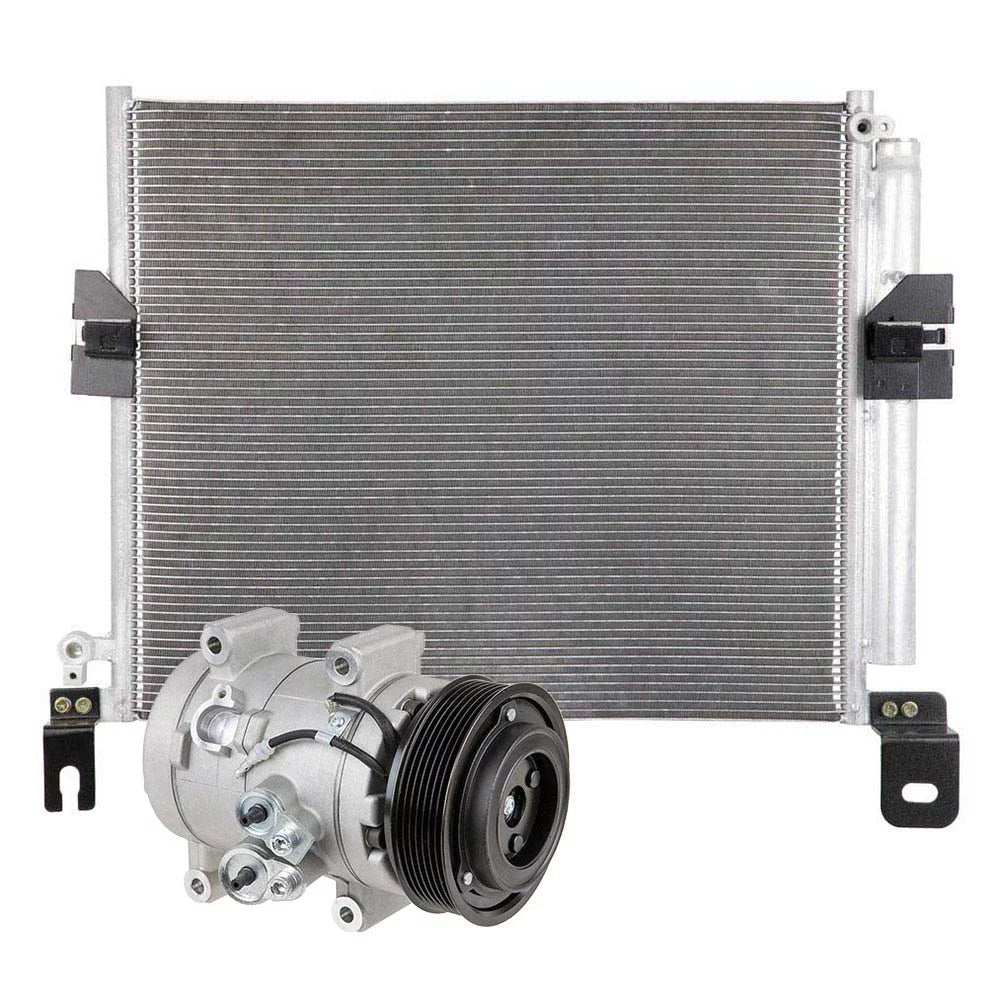 For Toyota Tacoma 2013 2014 2015 AC Compressor w/ A/C Condenser & Drier - Buyautoparts