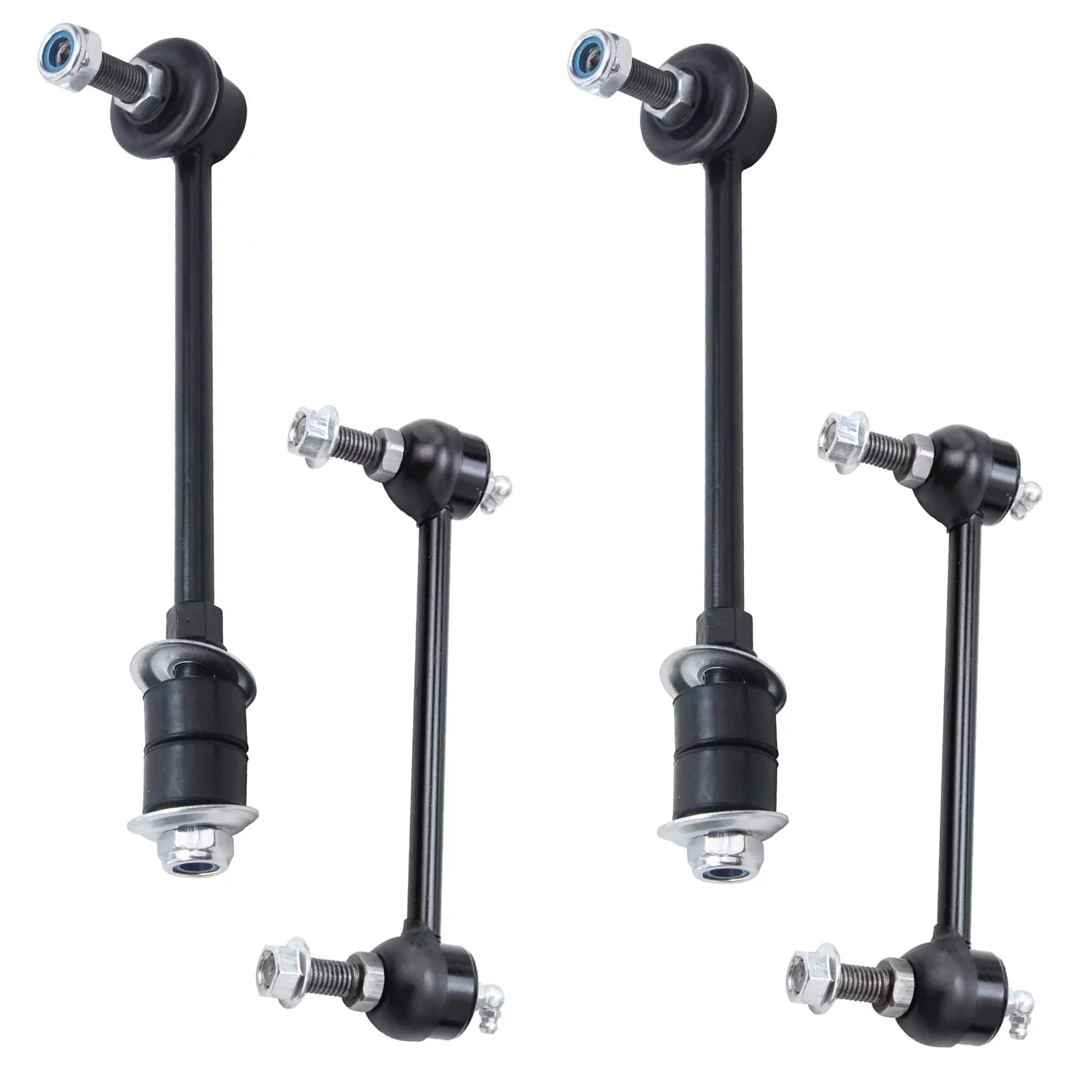 Detroit Axle - Front and Rear Sway Bar End Links Replacement for 1996-2004 Nissan Pathfinder - [1997-2003 Infiniti QX4]