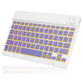 UX030 Lightweight Ergonomic Keyboard with Background RGB Light, Multi Device slim Rechargeable Keyboard Bluetooth 5.1 and 2.4GHz Stable Connection Keyboard for Mate 40 Pro+