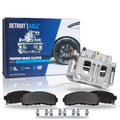 Detroit Axle - Front Brake Pads Left Disc Caliper Replacement for Ford Explorer Sport Ranger Mazda B2300 B3000 B4000 Mountaineer Fits select: 2002 FORD EXPLORER XLT