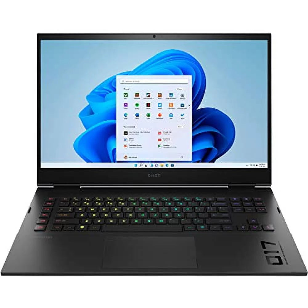 HP OMEN 17 17.3 FHD 144Hz Display Gaming Laptop - 12th Gen Intel Core i7-12700H 14-Core up to 4.70 GHz CPU, 16GB DDR5 RAM, 4TB (2 x 2TB) NVMe SSD, GeForce RTX 3070 Ti 8GB Graphics, Windows 11 Pro